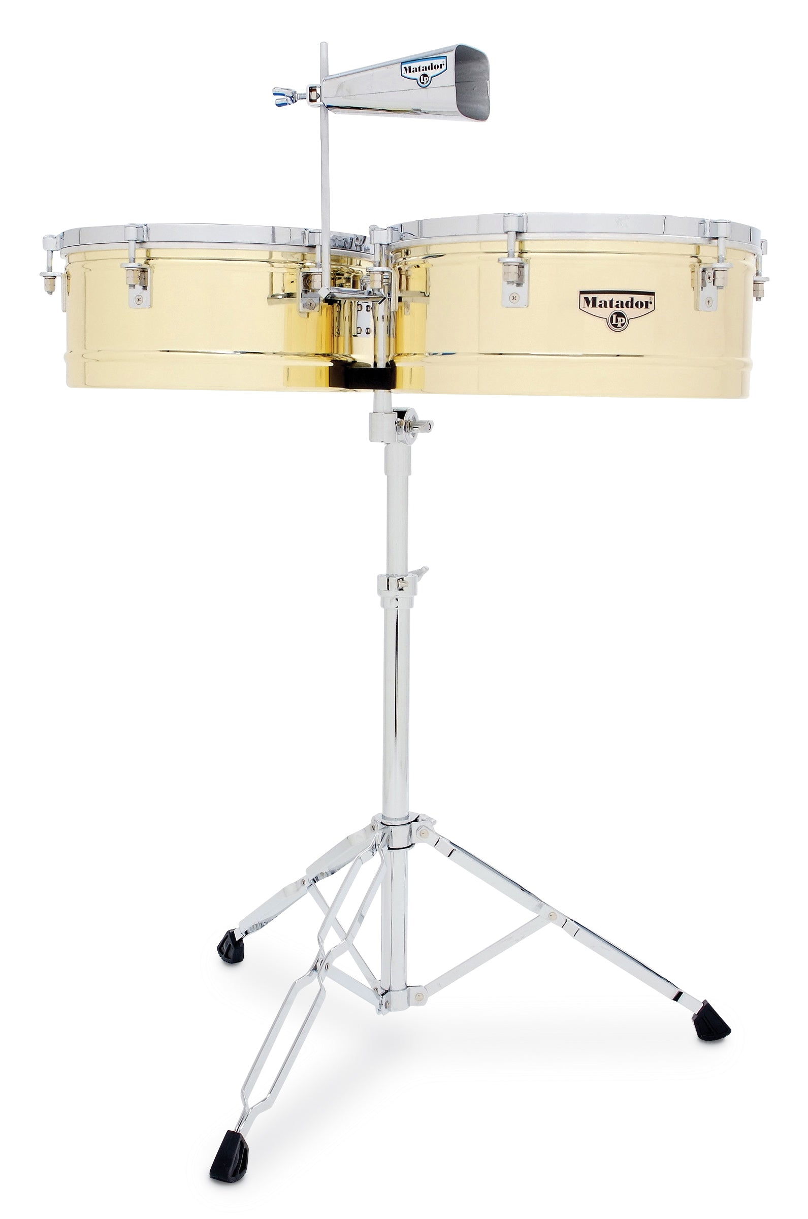 Ensemble de timbales en laiton LP Latin Percussion M257B Matador Series 14" et 15"